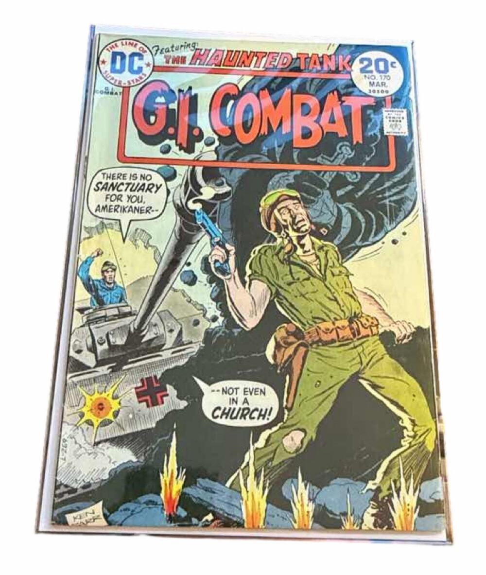 G.I. Combat #170 (1974) DC Comics Haunted Tank Ken Barr Cover